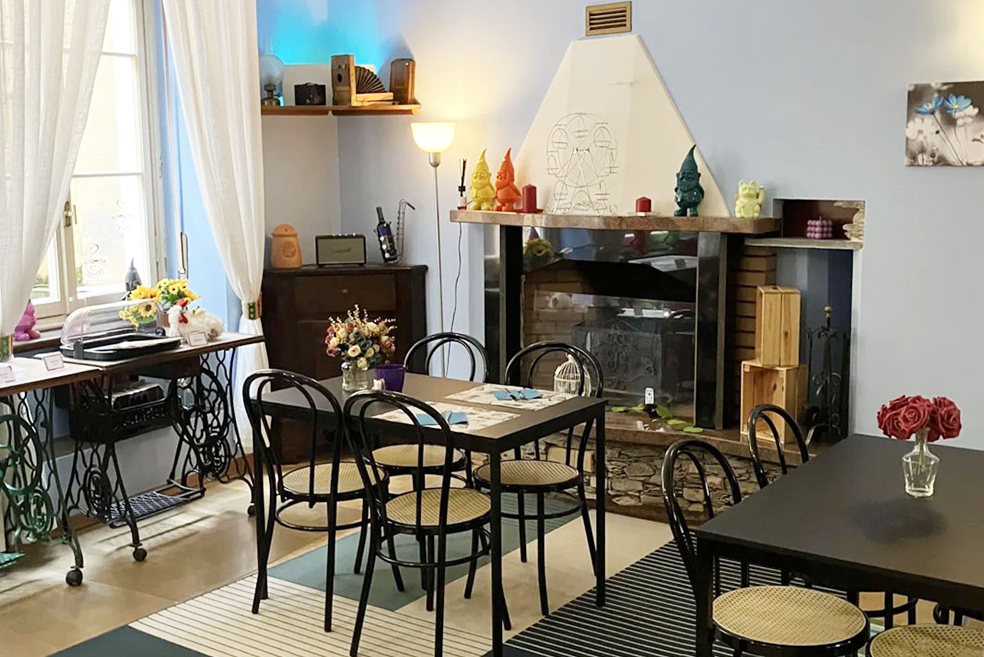 hotel saini stresa lago maggiore - dettaglio sala colazione