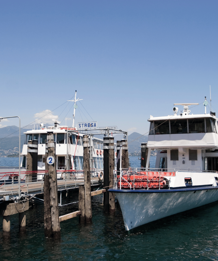 Imbarcadero di Stresa per le Isole Borromee