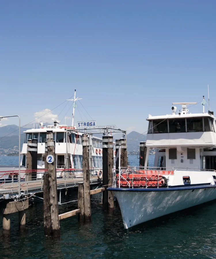 Imbarcadero di Stresa per le Isole Borromee
